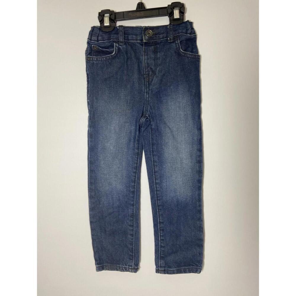Childrens Place Skinny Jeans Black Girls Size 4T Adjustable Waist Denim Sctretch
